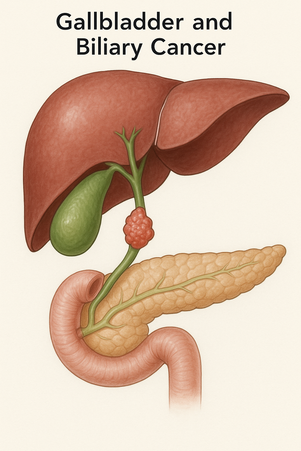Gallbladder and biliary cancer surgery – radical cholecystectomy and bile duct resection